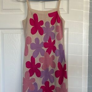 Floral Patterned Sleeveless Dress